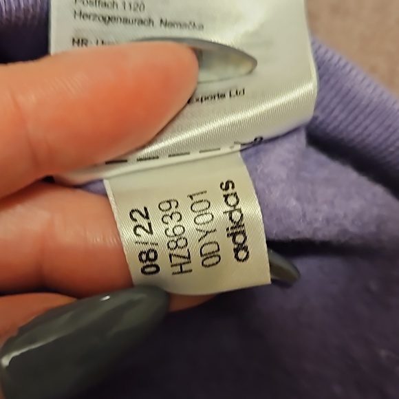 ADIDAS ORIGINALS WOMEN'S SWEATSHIRT MAGIC LILAC US S 8-10 - Picture 8 of 10